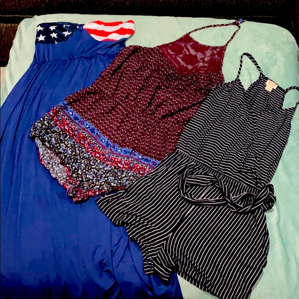 Red, white, and blue Bundle/Lot Rompers/Dress